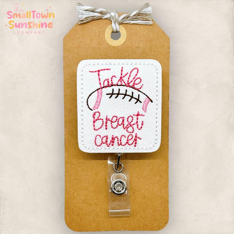 Tackle Breast Cancer Badge Topper