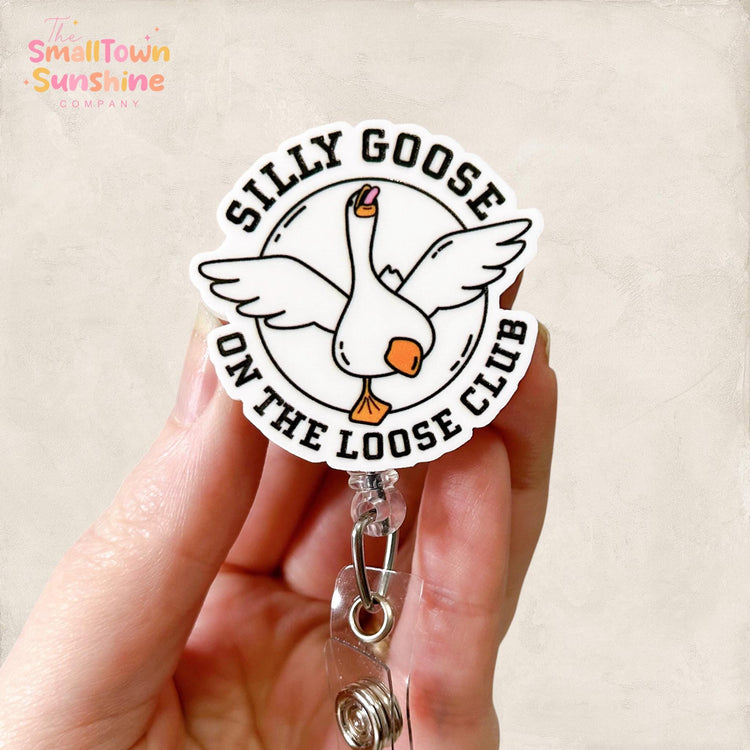 Silly Goose on the Loose Club Badge Topper