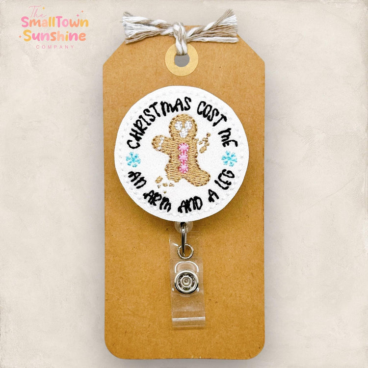 Christmas Cost Me An Arm & A Leg Badge Topper