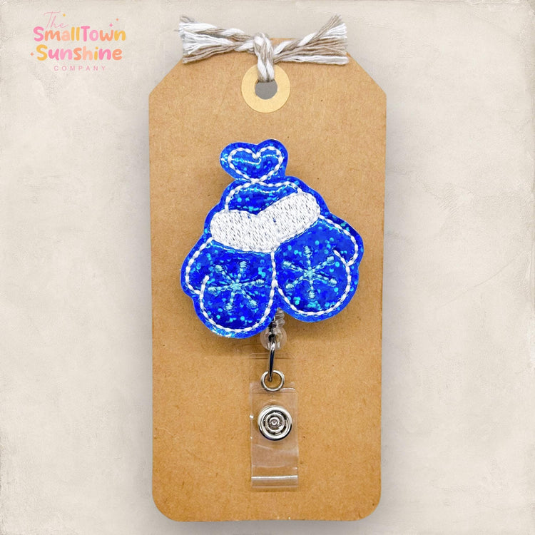 Blue Mittens Badge Topper