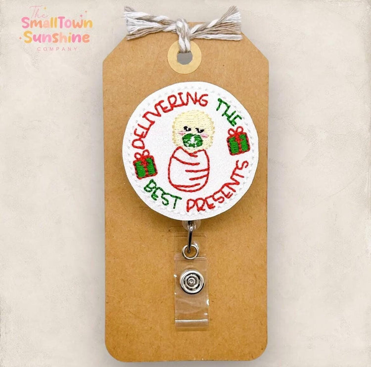 Delivering the Best Presents Badge Topper