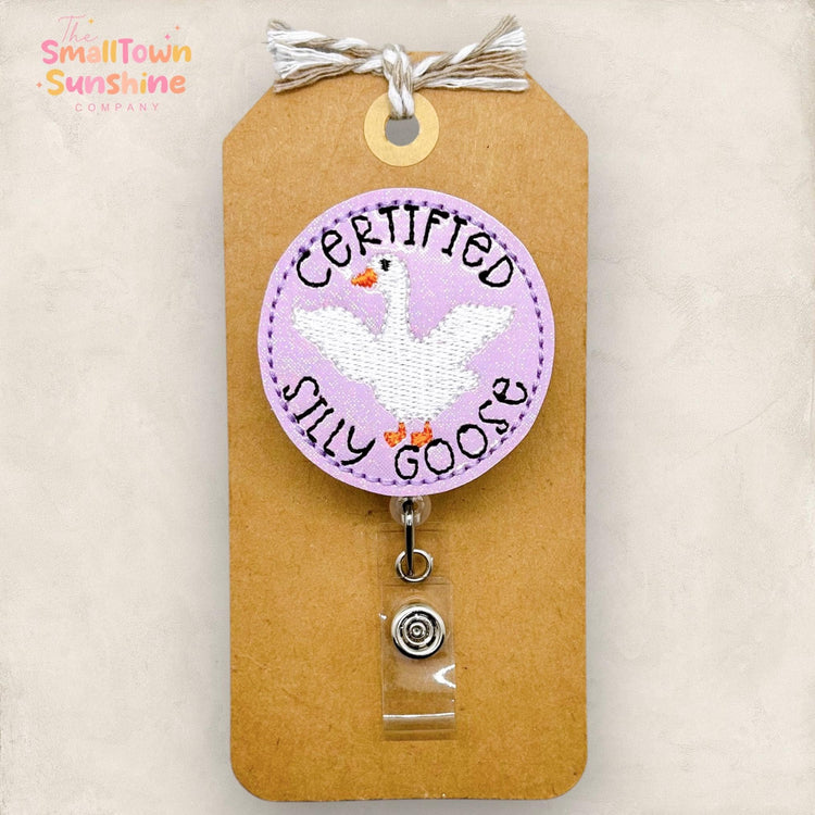 Certified Silly Goose Badge Topper