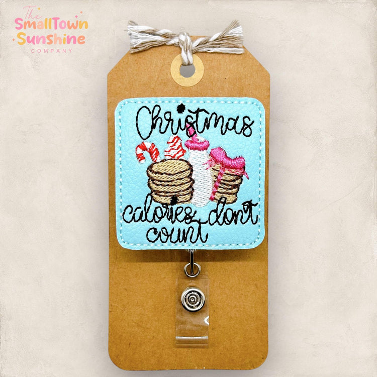 Christmas Calories Don’t Count Badge Topper