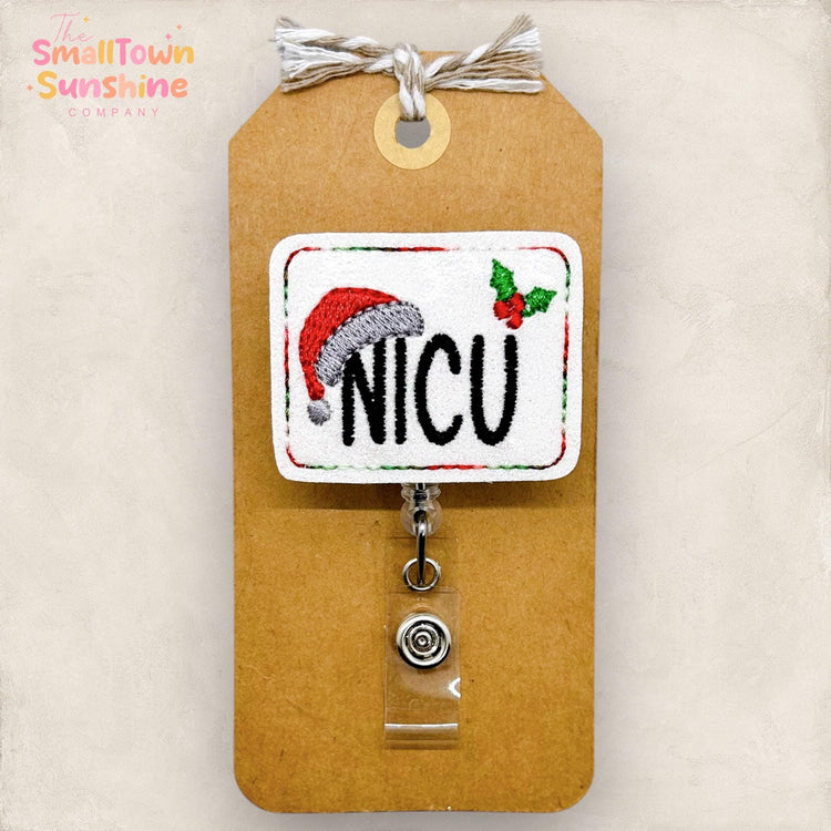 Christmas NICU Badge Topper