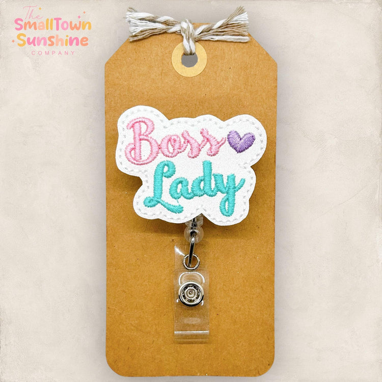 Boss Lady Badge Topper
