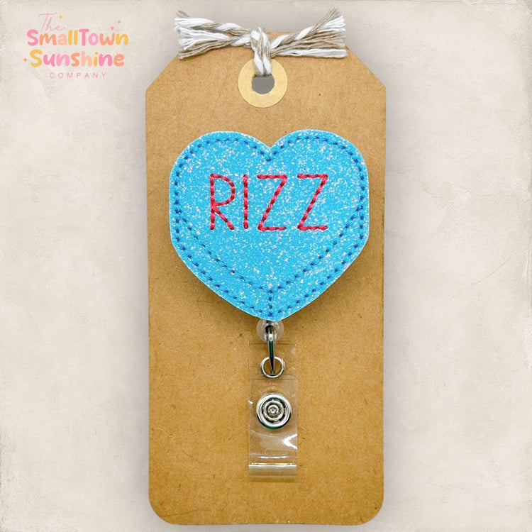 Rizz Conversation Heart Badge Topper