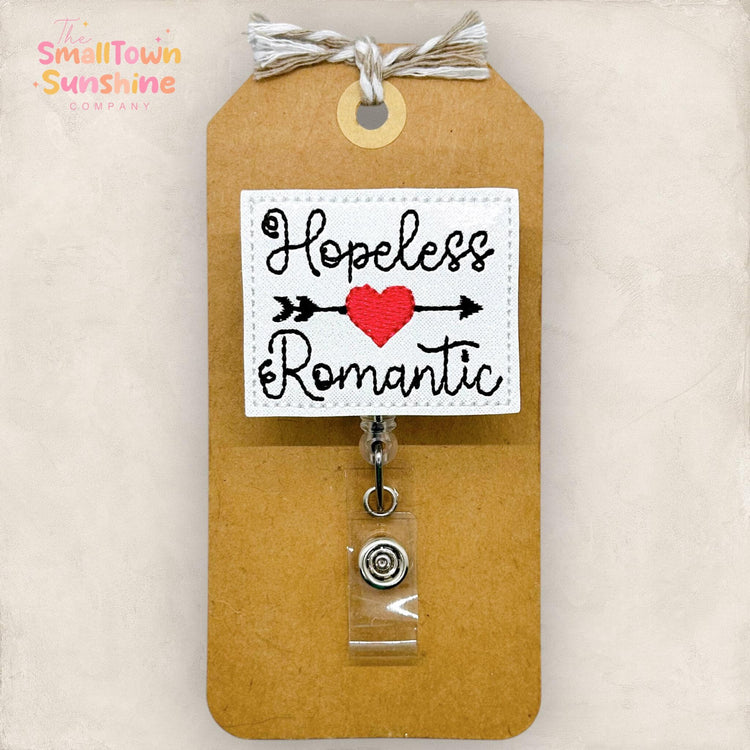 Hopeless Romantic Badge Topper