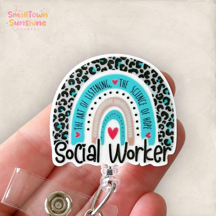 Social Worker Badge Topper