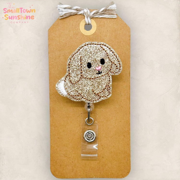 Brown Rabbit Badge Topper