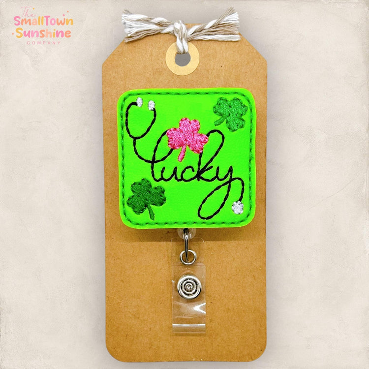 Lucky Stethoscope Badge Topper