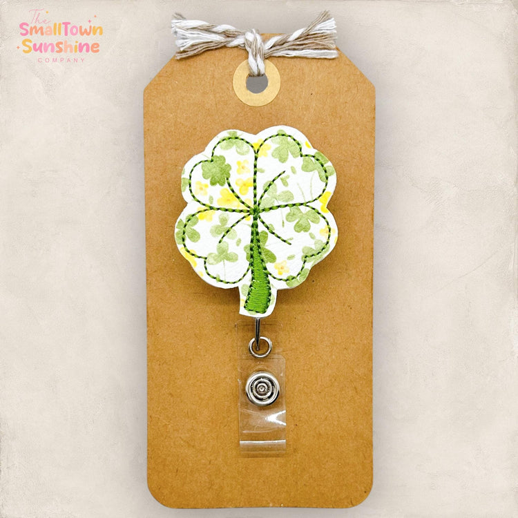 Four Leaf Clover Badge Topper