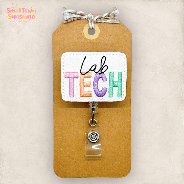 Lab Tech Badge Topper