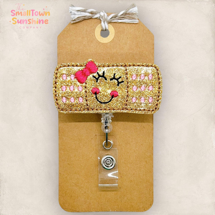 Bandage with Bow Badge Topper