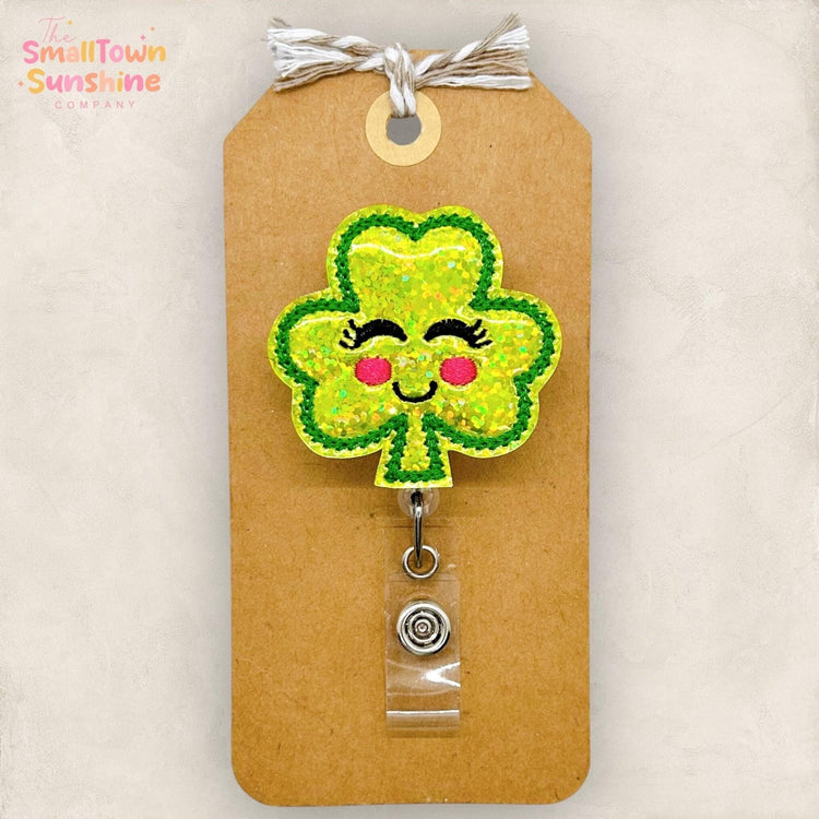 Pretty Shamrock Badge Topper