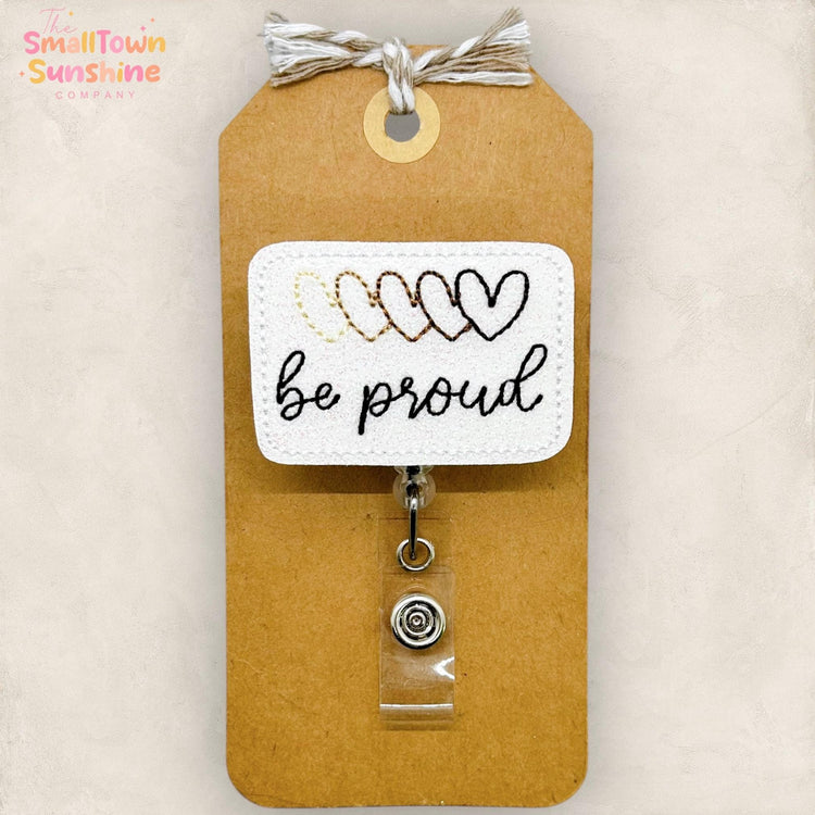 Be Proud Badge Topper