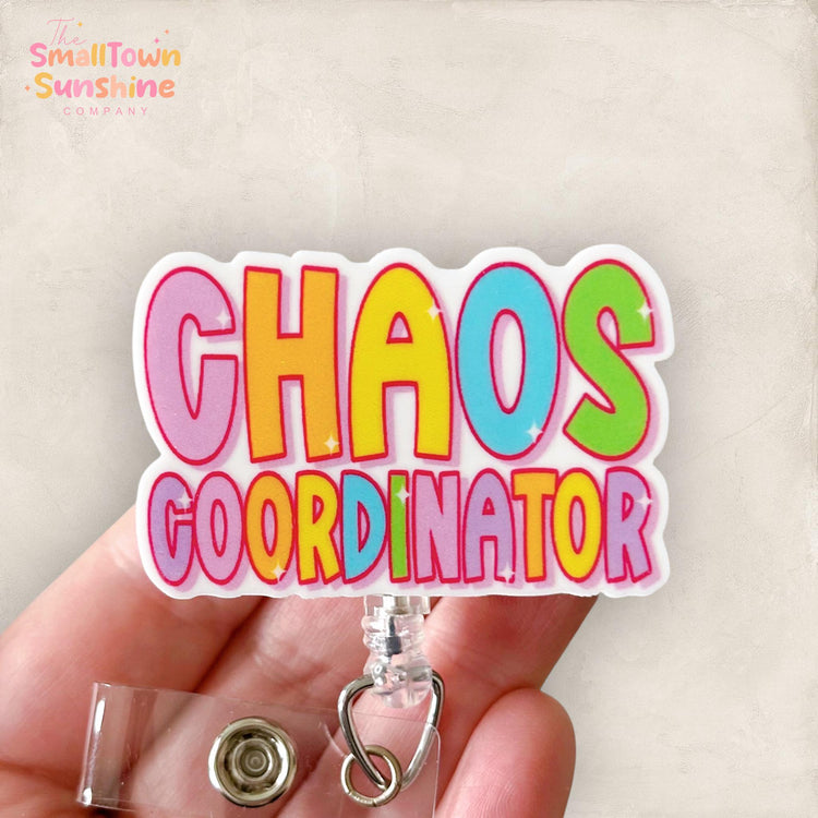 Chaos Coordinator Badge Topper