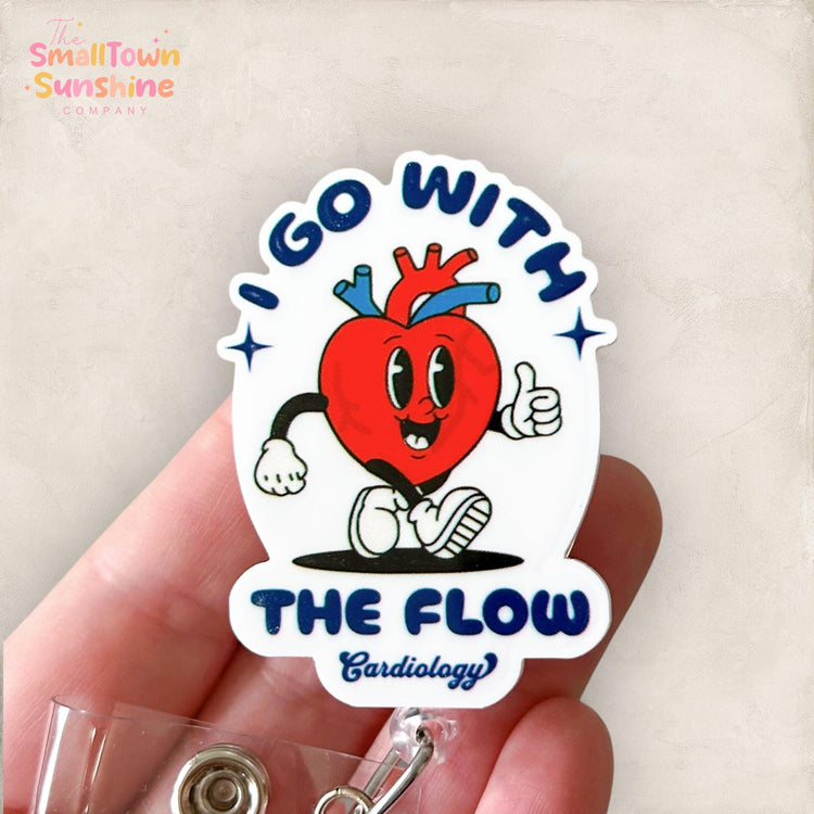 I Go With the Flow Badge Topper