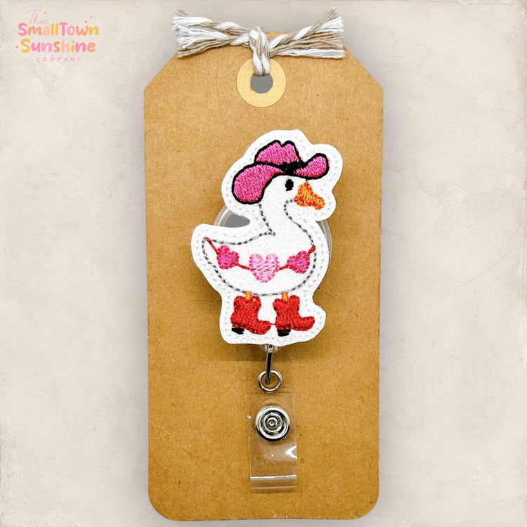 Valentine Goose Badge Topper