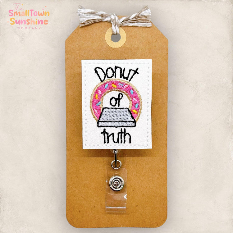 Donut of Truth Badge Topper