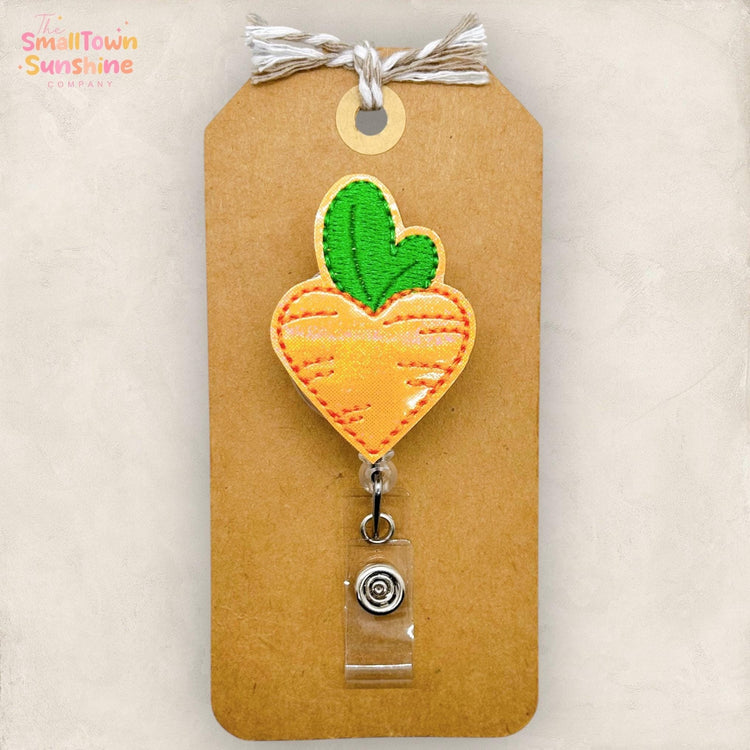 Carrot Heart Badge Topper