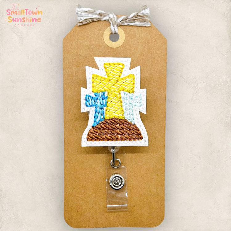 Three Crosses Badge Topper