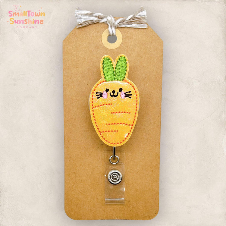 Carrot Bunny Badge Topper