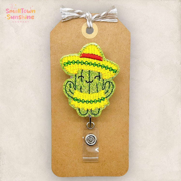 Sombrero Cactus Badge Topper