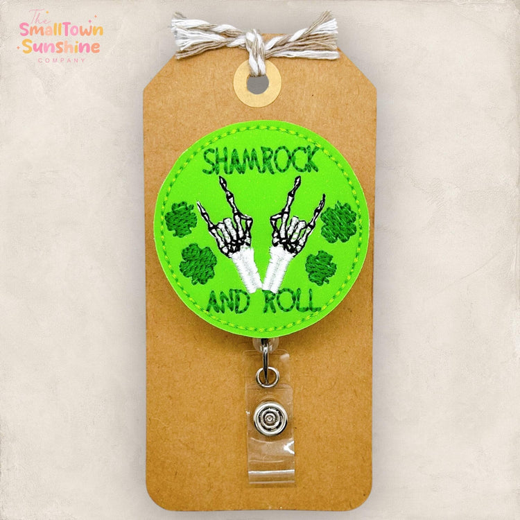 Shamrock and Roll Badge Topper