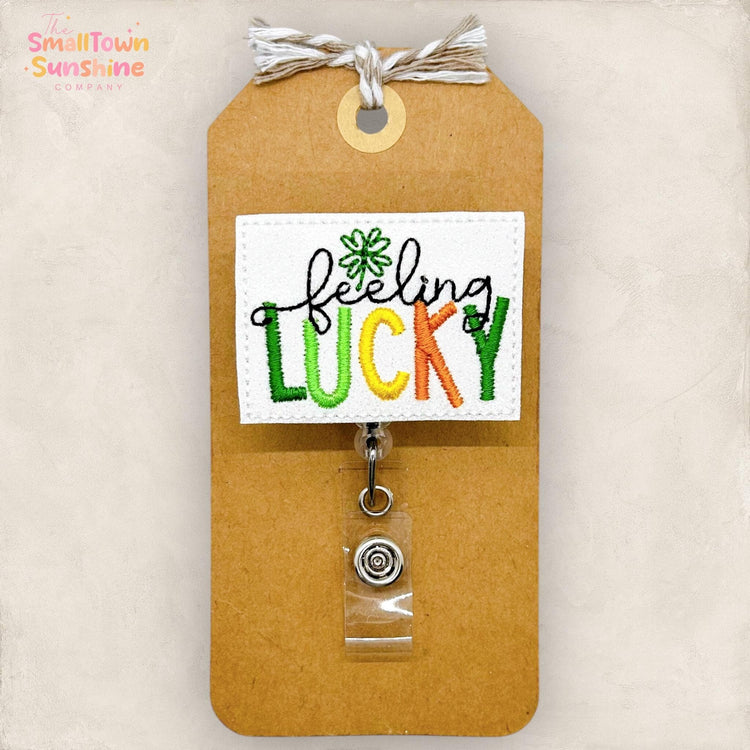 Feeling Lucky Badge Topper