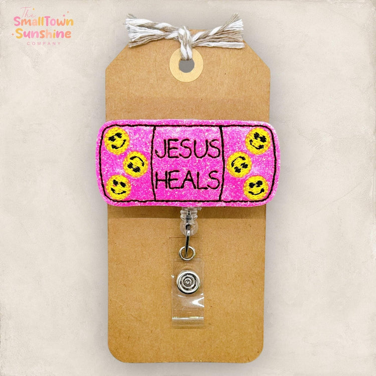 Jesus Heals Badge Topper