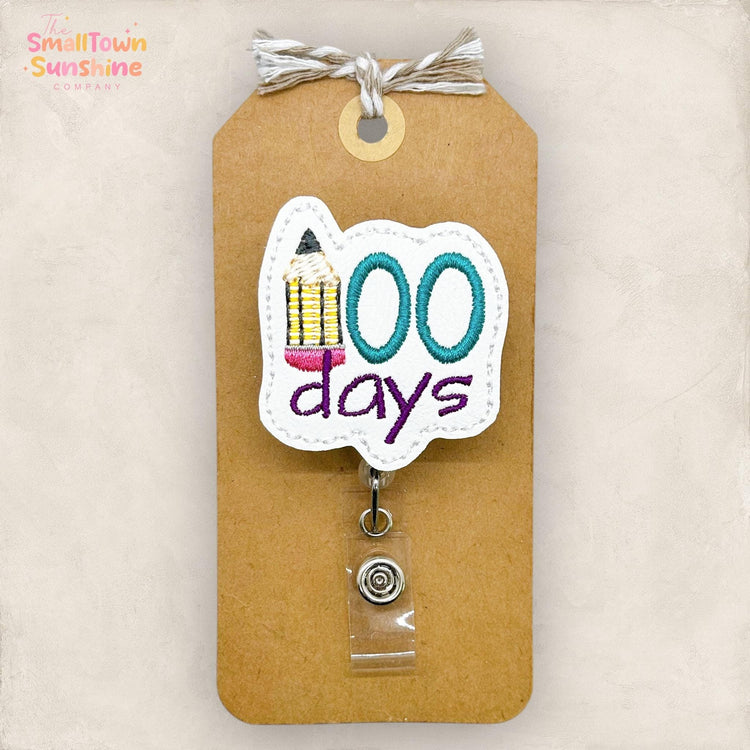 100 Days of School Badge Topper