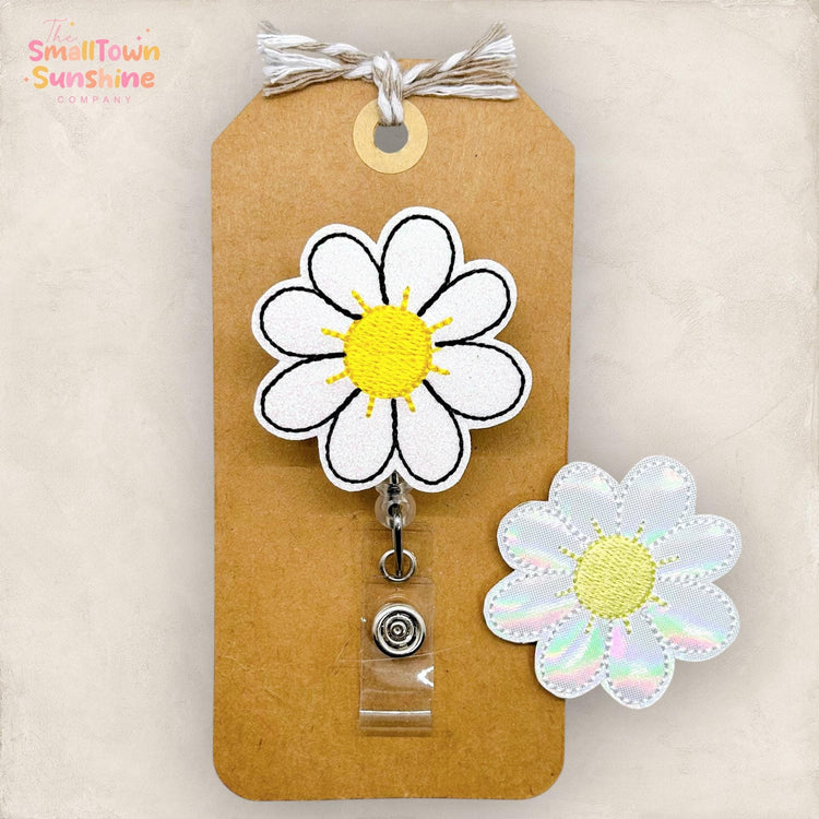 Retro Daisy Badge Topper