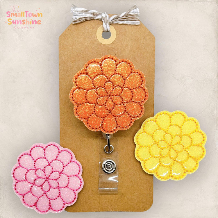 Dahlia Badge Topper