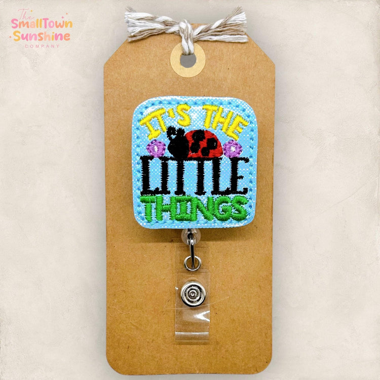 It’s the Little Things Badge Topper