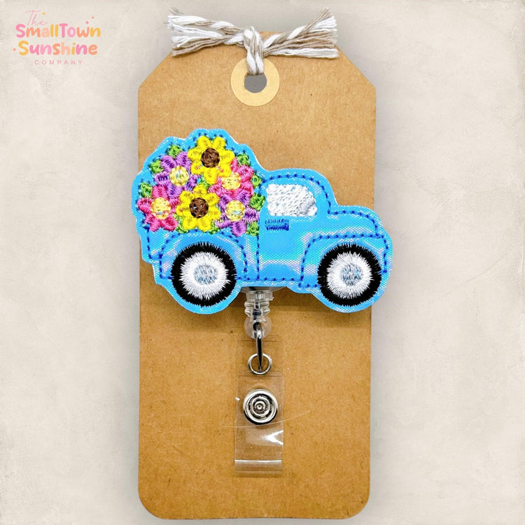 Spring Flower Truck Badge Topper