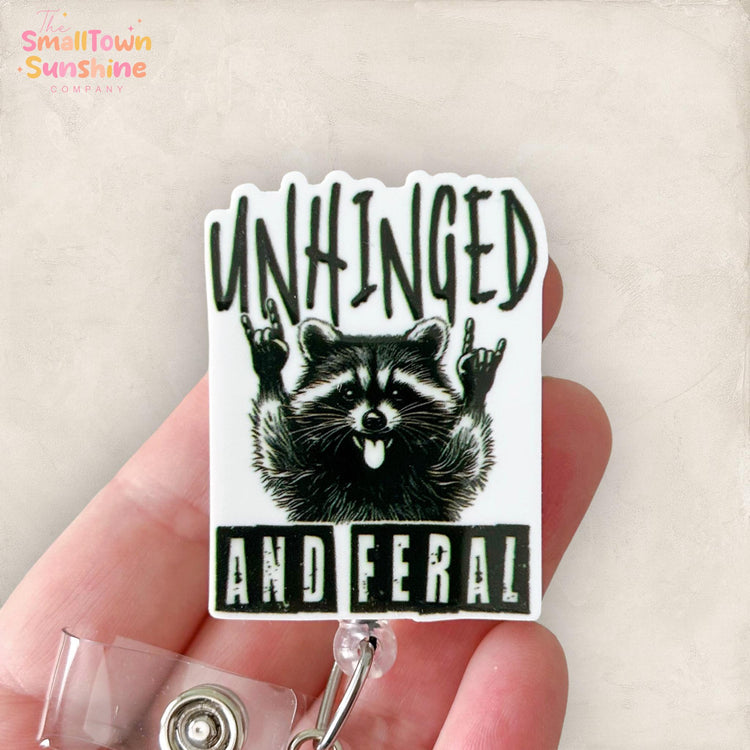Unhinged and Feral Badge Topper