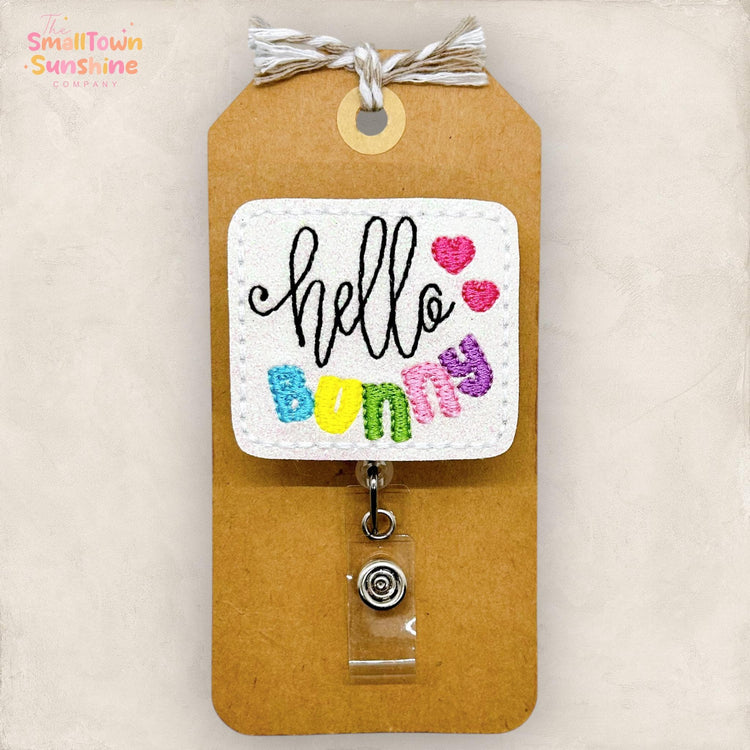 Hello Bunny Badge Topper