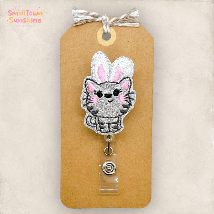 Cat Bunny Badge Topper