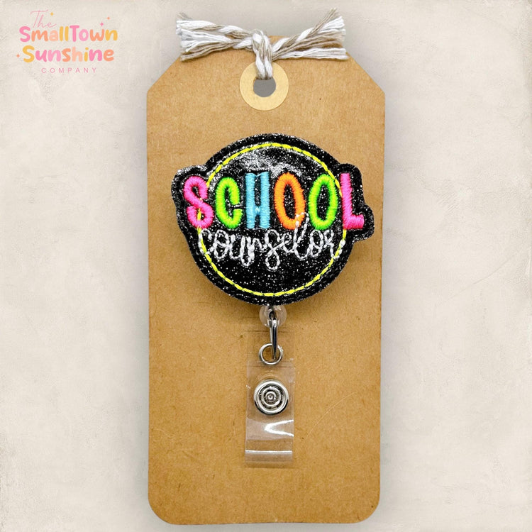 School Counselor Badge Topper