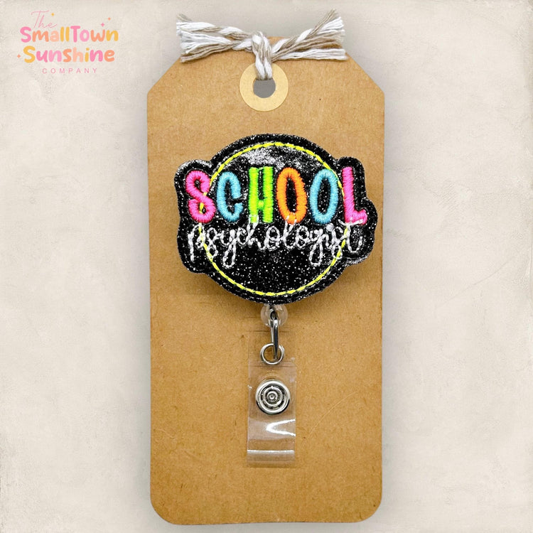School Psychologist Badge Topper