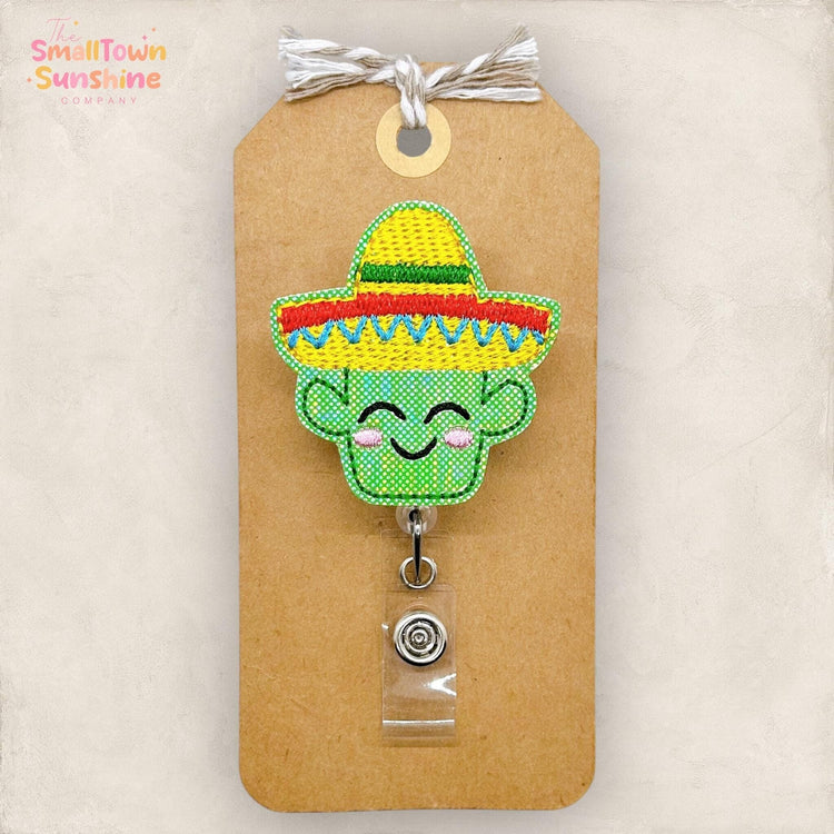 Sombrero Cactus Badge Topper