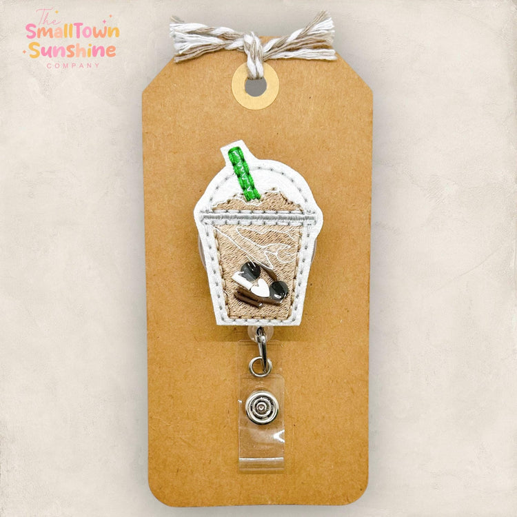 Iced Coffee Shaker Badge Topper