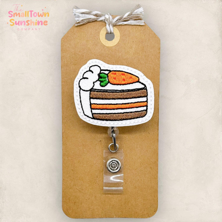 Carrot Cake Badge Topper