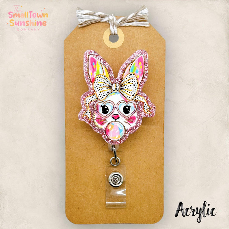 Bubblegum Bunny Badge Topper