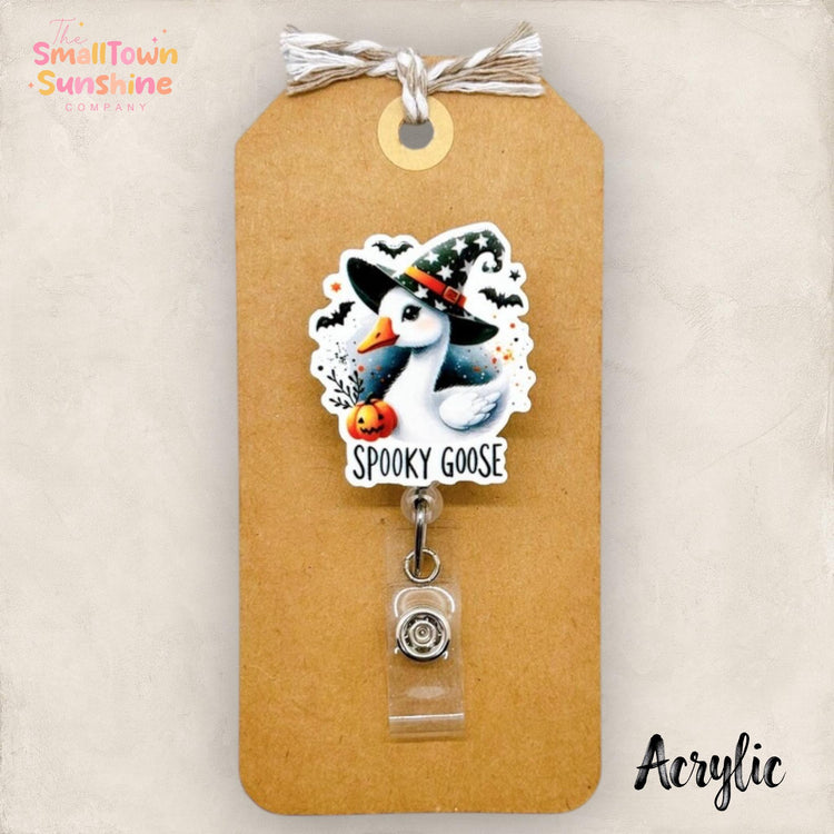 Spooky Goose Badge Topper