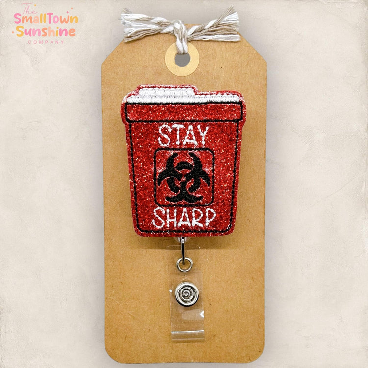 Stay Sharp Badge Topper