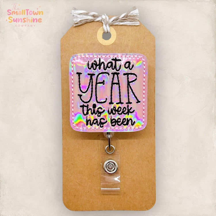 What A Year This Week Has Been