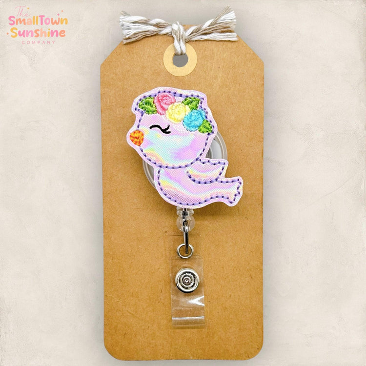Purple Bird Badge Topper