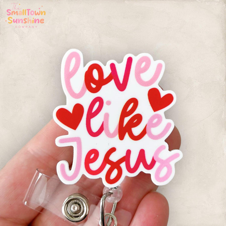 Love Like Jesus Badge Topper