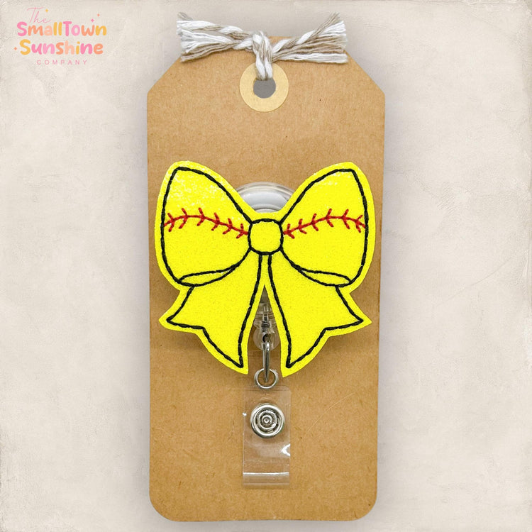 Softball Badge Topper